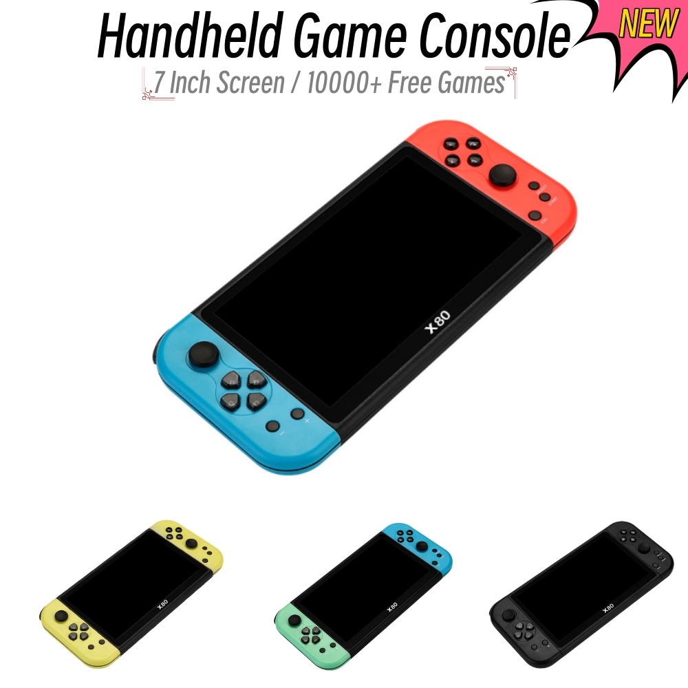 Gaming Console X7 - 10000 бесплатных игр X80 портативная игровая