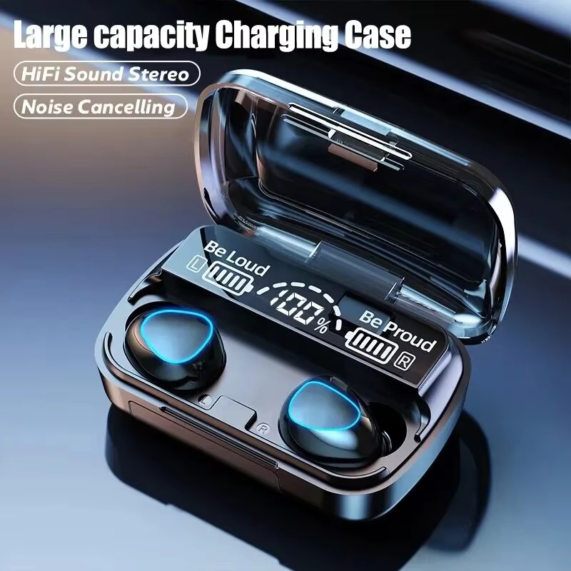 Gaming Console Power Bank - Беспроводные Bluetooth-наушники TWS, спортивные, с микрофоном,