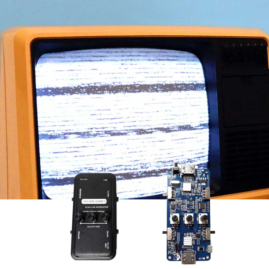 Gaming Console Generations - Регулируемый генератор сканирования с 3-мя ручками.