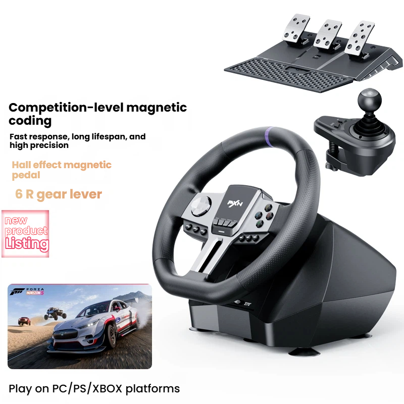 PXN V9 Gen2 Гоночный руль 270  – обзор и цена Steering Wheel Gaming